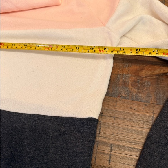 Victoria’s Secret Pink Colorblock Zip Hoodie – Size Large - Picture 9 of 11